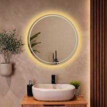 Espejo Circular Lotto, con Luz LED y Botón Touch