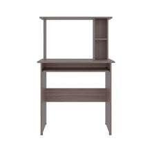 Escritorio Dolan, Avellana, con badeja movil para teclado