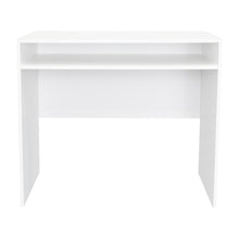 Escritorio Estelar, Blanco Duqueza, cuenta con un entrepaño