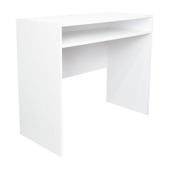 Escritorio Estelar, Blanco Duqueza, cuenta con un entrepaño