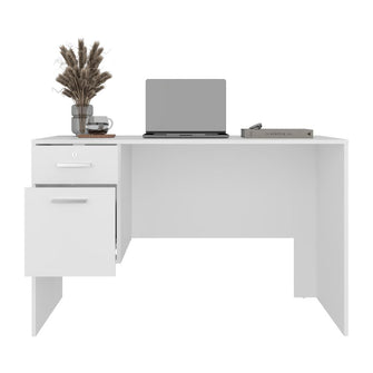Escritorio Mellier, Blanco Duqueza, con Amplia Superficie de Trabajo ZF