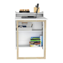 Escritorio Plegable Lesli, Blanco Duqueza, con un diseño funcional y practico