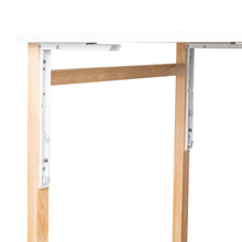 Escritorio Plegable Lesli, Blanco Duqueza, con un diseño funcional y practico