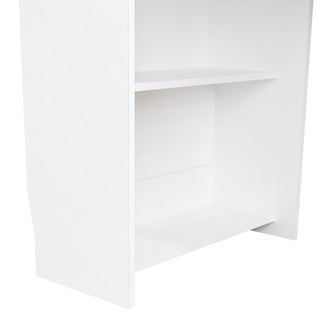 Escritorio Plegable Lesli, Blanco Duqueza, con un diseño funcional y practico