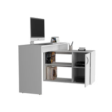 Escritorio Axis Eco, Blanco Duqueza, con amplio espacio de trabajo