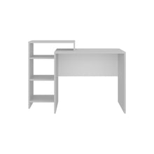 Escritorio Estelar Plus, Blanco Duqueza, Cuenta con Tres Entrepaños Laterales