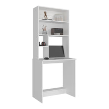 Escritorio Hucth, Kronos Blanco, con Un Cajón Deslizable y Puerta Batiente ZF