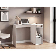 Escritorio Dalia, Kronos Blanco, Con 3 Entrepaños y Amplia Superficie De Trabajo ZF