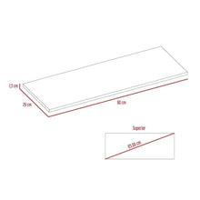 Entrepaño Flotante Coruña 80, Blanco X6 Unidades