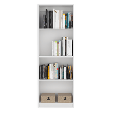 Combo de Bibliotecas Home Eco, Blanco, Incluye Tres Bibliotecas Sin Puertas.