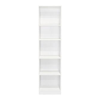 Biblioteca Home Eco, Blanco Duqueza, con Cinco Entrepaños
