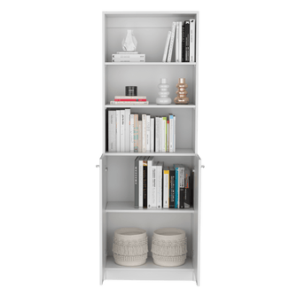 Combo de Bibliotecas Home Eco, Blanco, Incluye Dos Bibliotecas - VIRTUAL MUEBLES