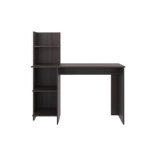 Escritorio Vilna, Grafito, con Amplia Superficie de Trabajo Madera RH