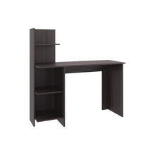 Escritorio Vilna, Grafito, con Amplia Superficie de Trabajo