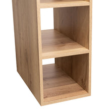 Escritorio Amik, Café Claro, con una puerta abatible