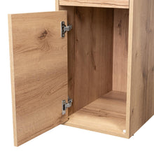 Escritorio Amik, Café Claro, con una puerta abatible