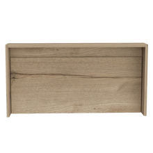 Escritorio Colgante Frello, Café Claro, con Espacio Para Artículos de Estudio