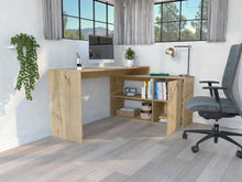 Escritorio En L Axis, Café Claro