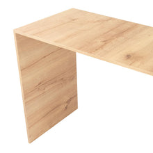 Escritorio En L Axis, Cafe Claro, con amplio espacio de trabajo