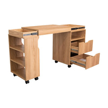 Escritorio Extensible Diego, Fresno y Wengue,  incluye dos cajones