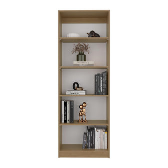 Biblioteca Home, Fresno Europeo y Blanco, con Cuatro Entrepaños ZF
