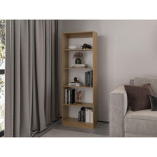 Biblioteca Home, Fresno Europeo y Blanco, con Cuatro Entrepaños ZF