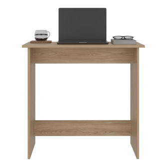 Escritorio Ben Eco, Fresno Europeo, con superficie para objetos decorativos ZF