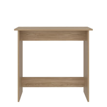 Escritorio Ben Eco, Fresno Europeo, con superficie para objetos decorativos ZF