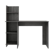 Escritorio Vilna, Roble Gris, con Amplia Superficie de Trabajo