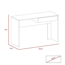 Escritorio Mantis, Beige, con Un Cajón Organizador
