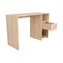 Escritorio Malasia, Beige, con un cajón archivador