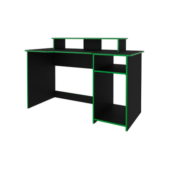 Combo para Oficina Vintel, Verde y Negro, Incluye Silla y Escritorio Gamer