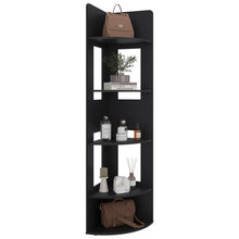 Biblioteca Esquinera Home Dreams, Wengue, con 4 Entrepaños para Objetos Decorativos y de Fácil Armado ZF
