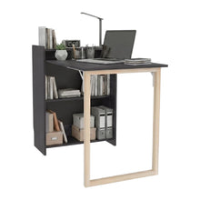Escritorio Plegable Lesli, Kronos Wengue, con un Diseño Funcional y Práctico ZF