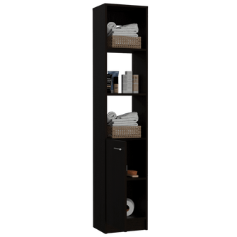 Estantería de Baño Mulán, Wengue, con Cinco Entrepaños  ZF