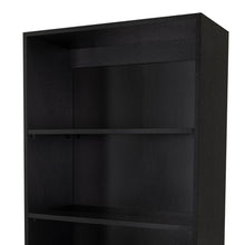 Biblioteca Home, Wengue, con Cinco Entrepaños y Dos Puertas Abatibles