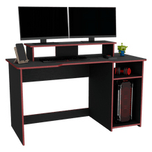 Combo Gamer, Incluye Escritorio con bordo rojo y Silla Gamer