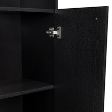 Biblioteca Home, Wengue, con cinco entrepaños y Dos Puertas Abatibles ZF