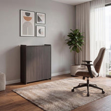 Escritorio Plegable Lesli, Kronos Wengue, con un Diseño Funcional y Práctico ZF