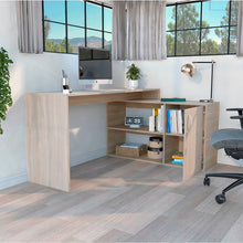 Escritorio En L Axis, Bardolino, con Puerta y Varios Entrepaños