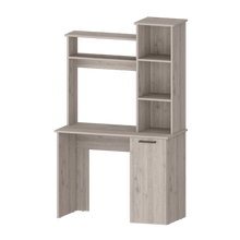 Escritorio Sivak, Humo, con Una Puerta Abatible y Espacio para Ubicar Objetos ZF