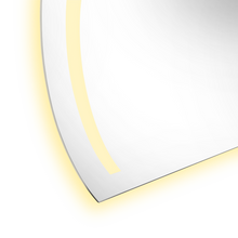 Espejo Rectangular Manson, Gris, con Luz Led