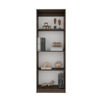 Biblioteca Home, Milan y Blanco Duqueza, con Cuatro Entrepaños