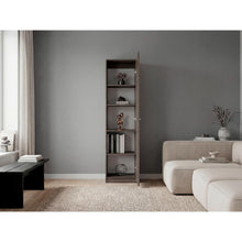 Biblioteca Home Eco, Milan y Blanco, con Cinco Entrepaños ZF