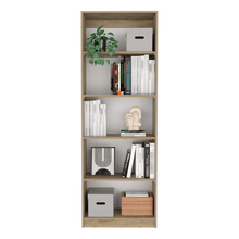 Combo de Bibliotecas Home Eco, Macadamia Incluye Tres Bibliotecas - VIRTUAL MUEBLES