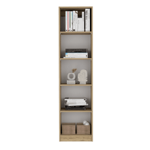 Combo de Bibliotecas Home Eco, Macadamia Incluye Tres Bibliotecas - VIRTUAL MUEBLES