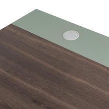 Escritorio Benic, Milan y Wengue, con combinación de colores