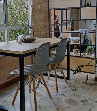 Silla Air Eames Para Sala Comedor Restaurante - Gris