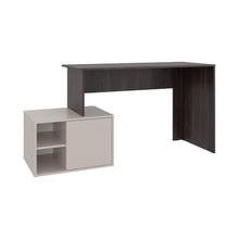 Escritorio Renens, Nogal y Capri, con Entrepaños y Cajon