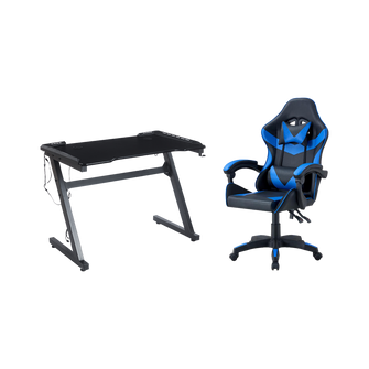 Combo Gamer Stellar, Incluye Escritorio y Silla Gamer